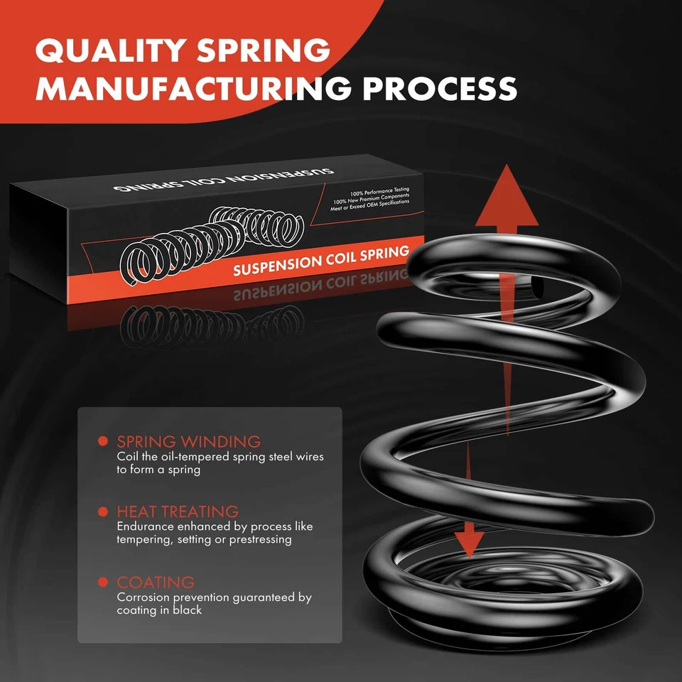 2x Muelles helicoidales traseros izquierdo y derecho para Audi A6 Volkswagen Passat 1996-2005 sedán Foto 2 de 4