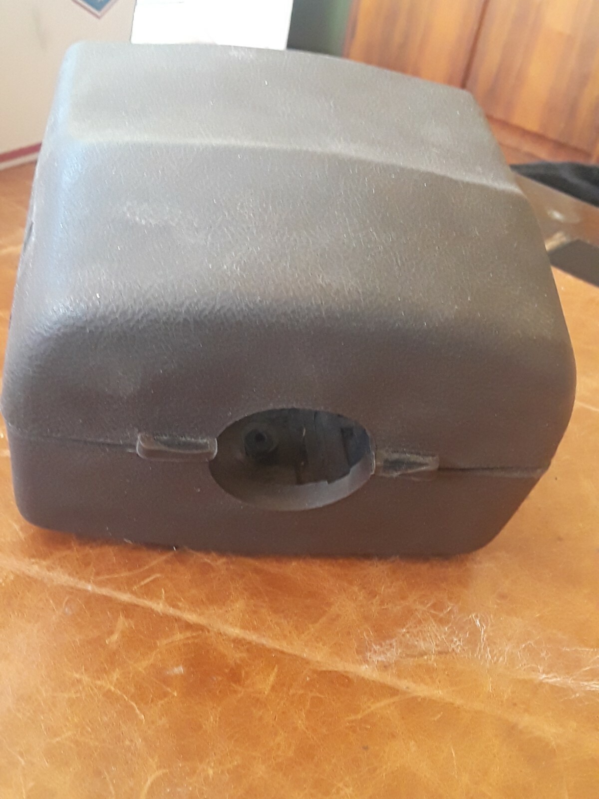 MASERATI BITURBO STEERING WHEEL COLUMN COVER CLAMSHELL COLLAR BROWN 