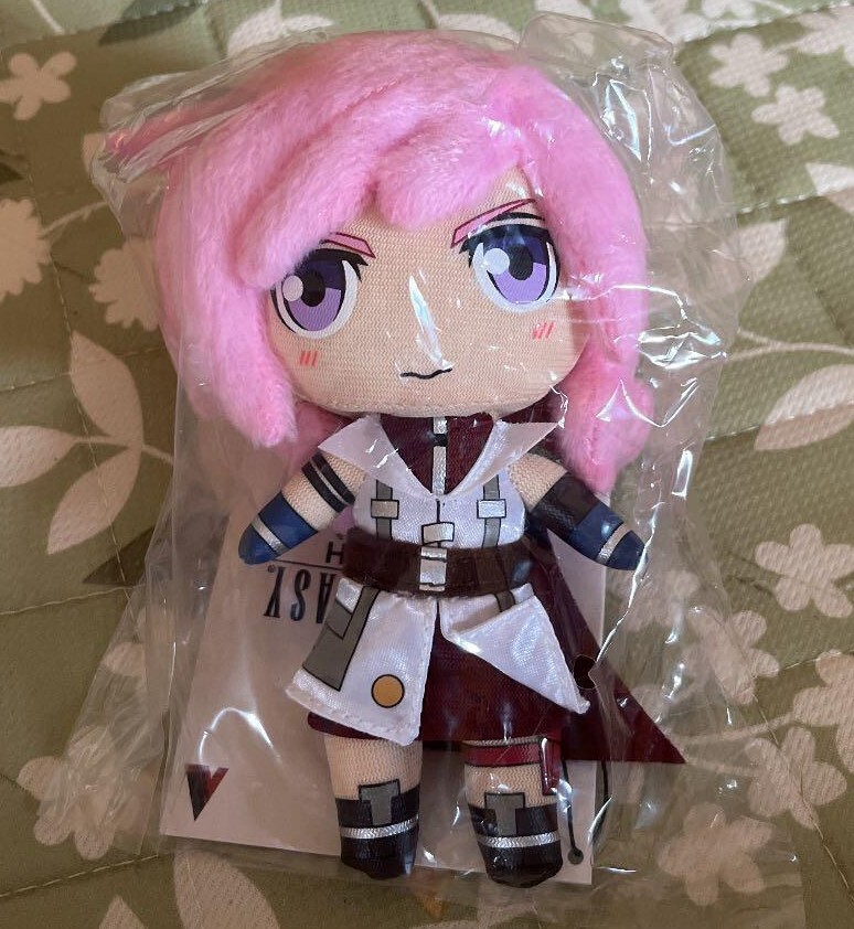 FINAL FANTASY XIII FF13 Lightning Mini Plush Toy from JPN FINAL FANTASY XIII FF13 Lightning Mini Plush Toy from JPN