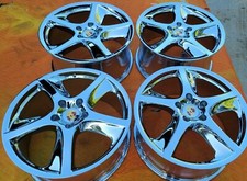 20 Newly Chromed Porsche Cayenne Techno Turbo Oem Factory Original Wheels Rims. 20 Newly Chromed Porsche Cayenne Techno Turbo Oem Factory Original Wheels Rims.