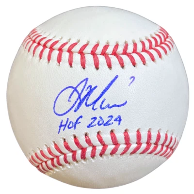 FAN HQ Joe Mauer Autographed Rawlings OMLB Baseball w/ HOF 2024 Inscription Beckett
