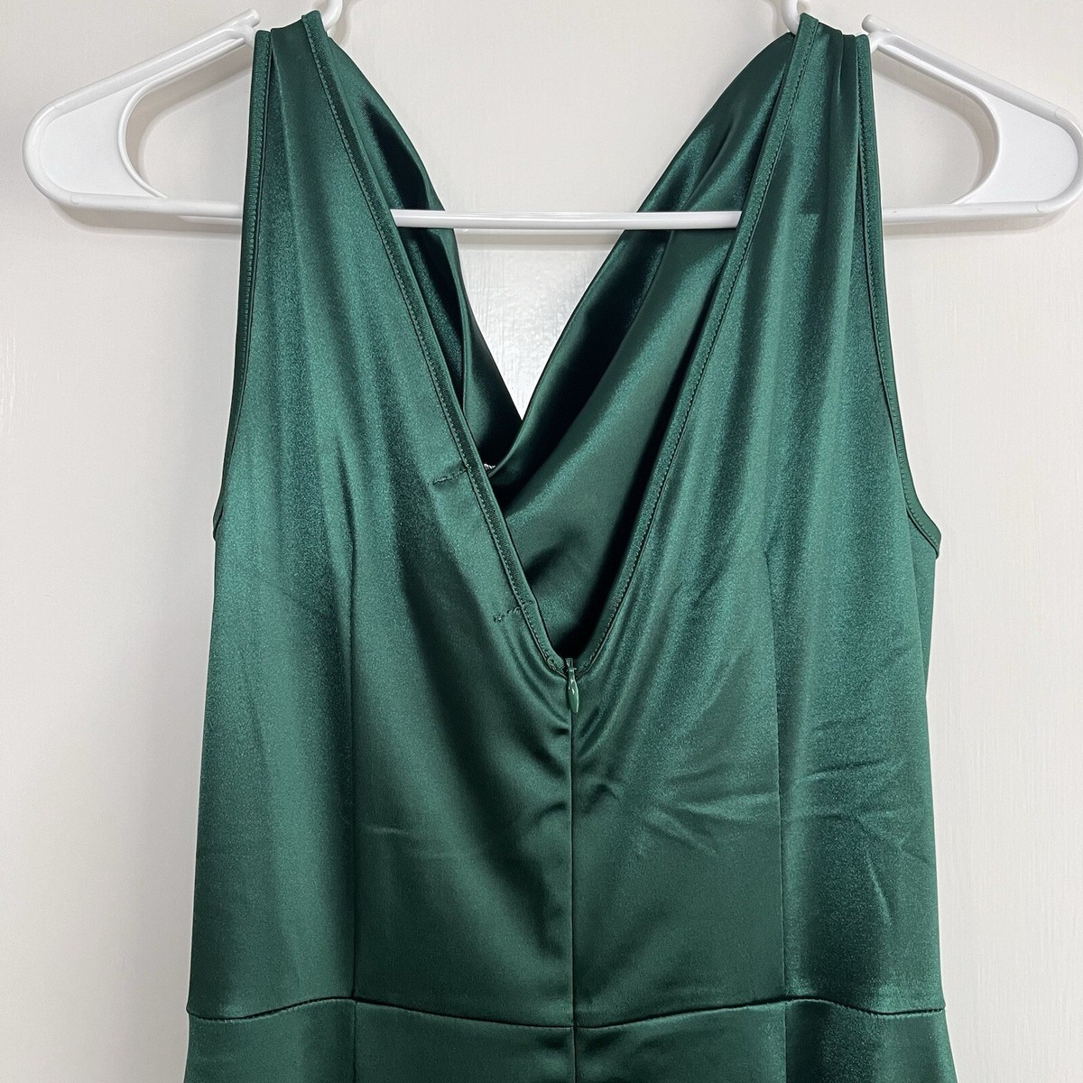 green emerald velvet dress Rachel Maxi Dress, in Moss Green Stretch, Size: Small | Show Me Your Mumu main image 0