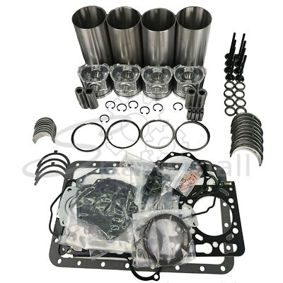 New STD Rebuild Kit For Mitsubishi S4K S4KT Engine CAT E120B E312 E320 Excavator