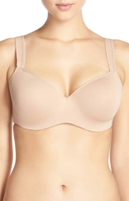 Le Mystere Womens Natural Dream Tisha Underwire T Shirt Bra Size 36H L35201