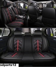Per Peugeot Citroen Audi Coprisedili Nero Rosso Fodere Sportive Set Completo 