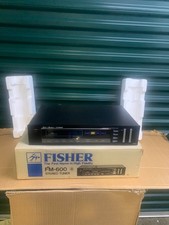 Vintage Fisher FM-600 AM/FM Studio Standard Stereo Tuner Tested Working