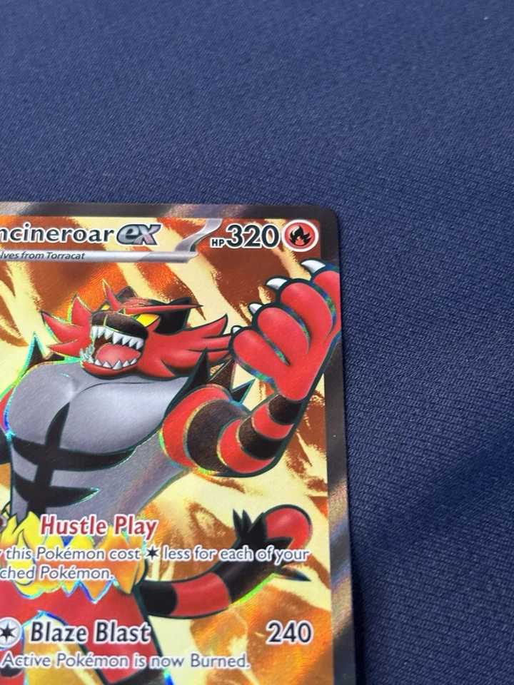 Incineroar ex 187/162 Sv05: Temporal Forces Holo Full Art Pokemon TCG nm- - Image 2 of 4