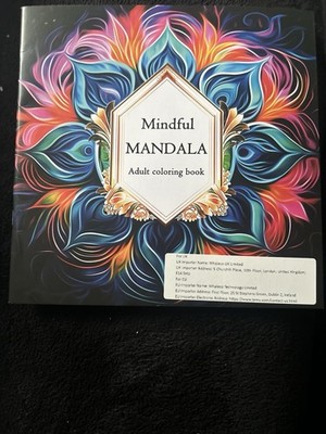 Mindful Mandala Adult Coloring Book
