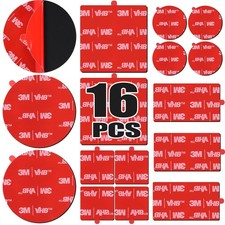 16 Pack 3M VHB 5952 Foam Tape, Double-Sided Heavy Duty Mounting Tape   16Pcs