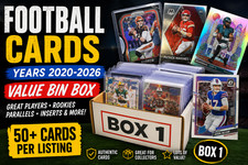 2020-26 Football Value Bin Box Num 1, Stars, RC, Inserts, Autos ETC