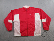 VTG 90s Y2K Asics Colorblock Full Zip Windbreaker Jacket Adult Size L Track