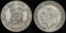 1924 Great Britain Six Pence