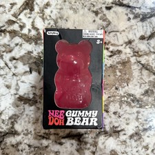 Schylling NeeDoh Gummy Bear Pink Squishy Fidg...