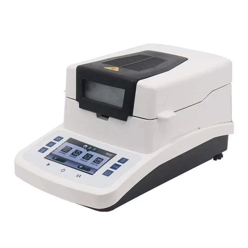 Medidor de humedad halógeno rápido analizador grano té plástico gránulo pantalla táctil 50 g Foto 2 de 4