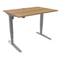 Stier Elektrisch HöHenverstellbarer Schreibtisch 501-43 120 X 80Cm Nussbaum Mel.