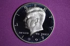 ESTATE FIND 1997 S PROOF SILVER KENNEDY HALF DOLLAR #K58500