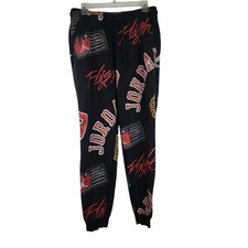 Air Jordan Basketball Print Jogger Sweatpants Boy's Size Medium Sport Activewear