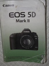 ORIGINAL CANON INSTRUCTION MANUAL FOR EOS D5 MARK II DIGITAL CAMERA