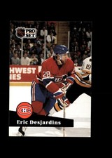 Eric Desjardins 1991-92 Pro Set French Hockey #118 Montreal Canadiens