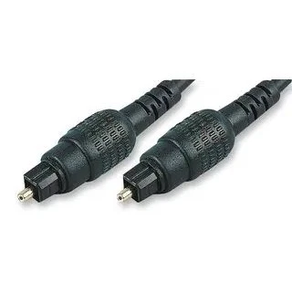 PRO-SIGNAL TOSLink ADAT Optical Audio Lead with 4mm Cable, 1m Black (NEW)