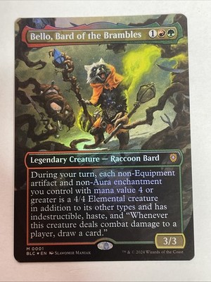 Bello, Bard of the Brambles (Borderless) Commander: Bloomburrow