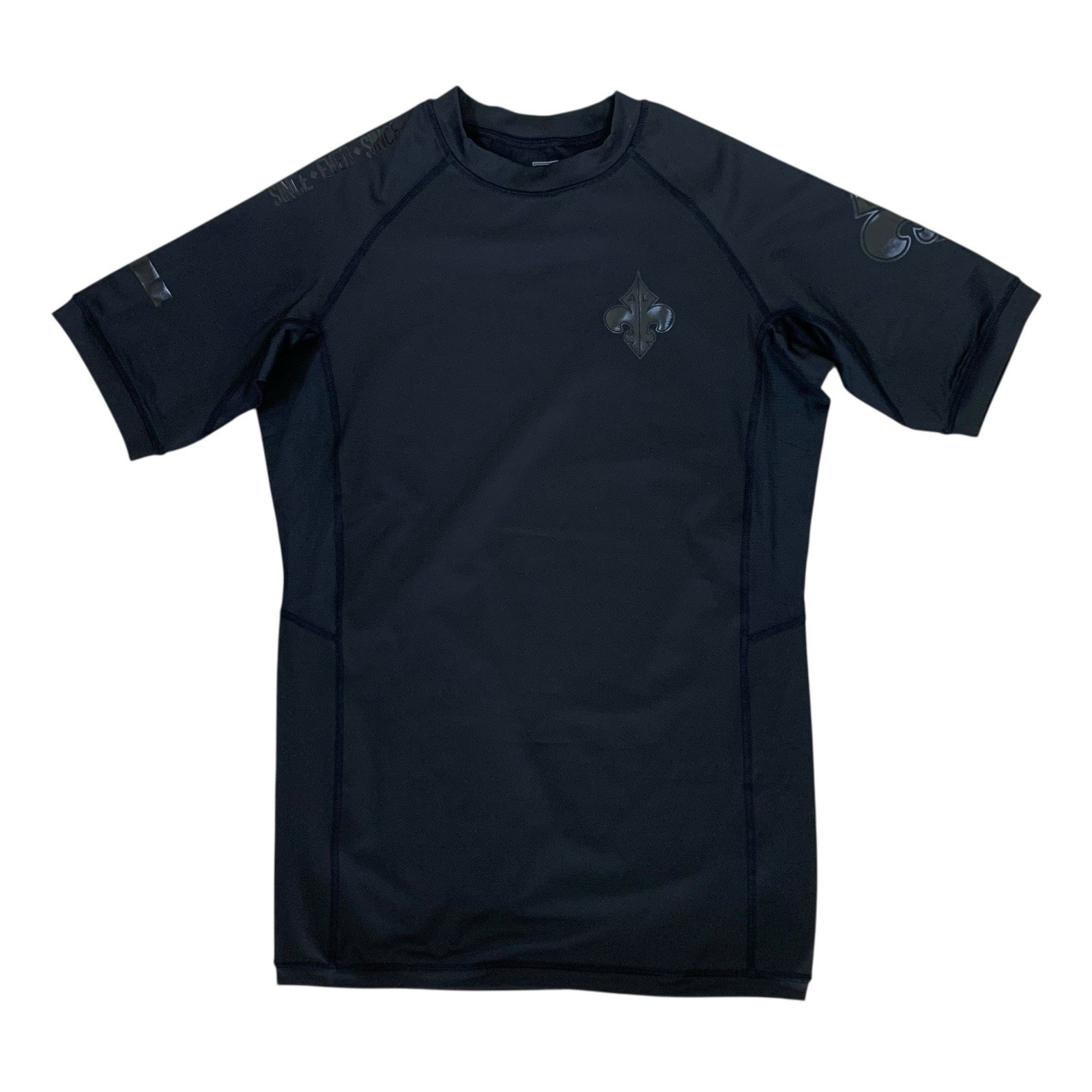 Al Leone Black Performance Compression Short Slee… - image 1