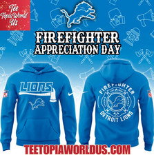 Detroit Lion Firefighter Application Day 3D Hoodie