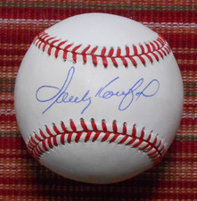 Sandy Koufax Signed National League Baseball - Auto PSA Gem Mint 10