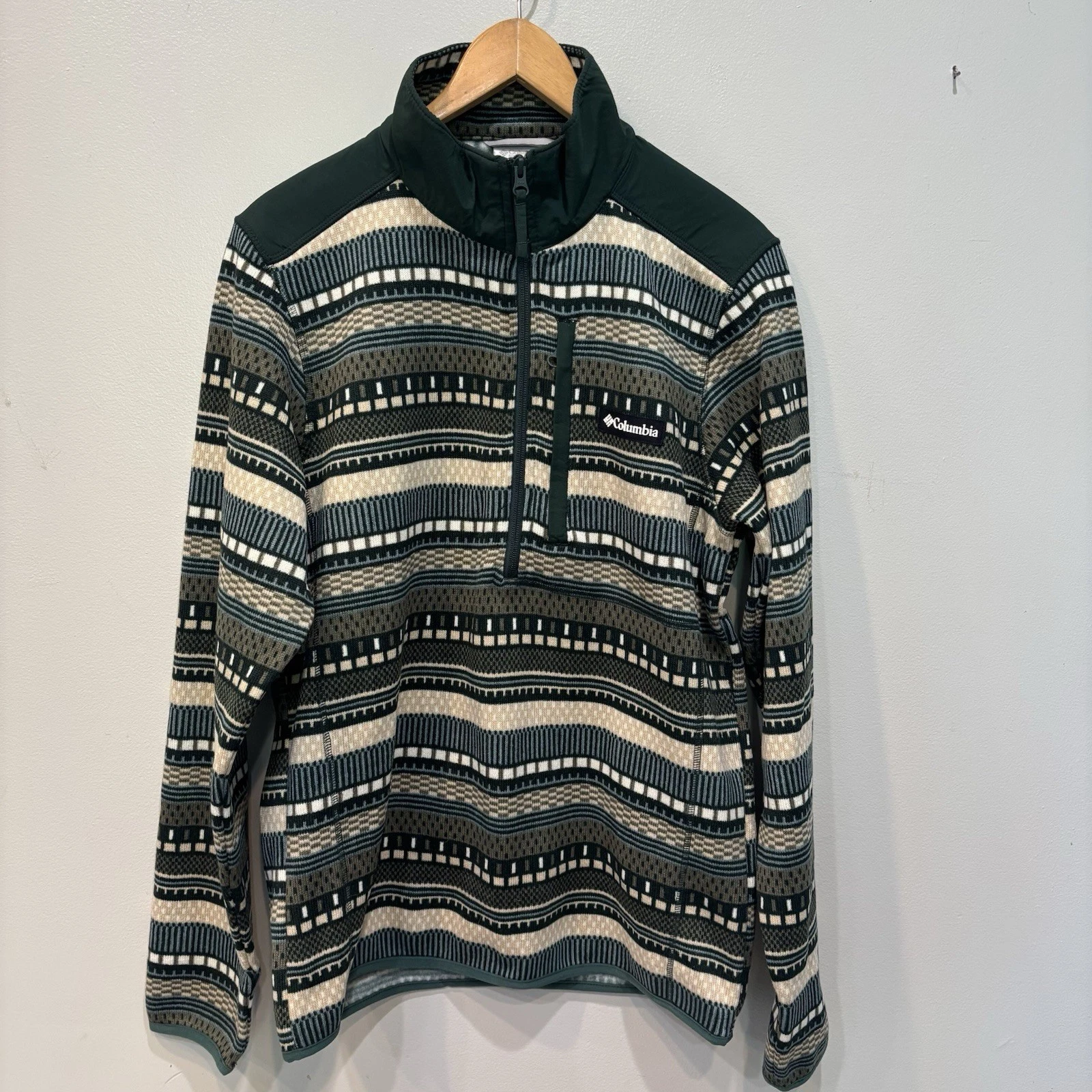 Columbia 1/4 Zip Fleece Jacket Men’s Size Medium