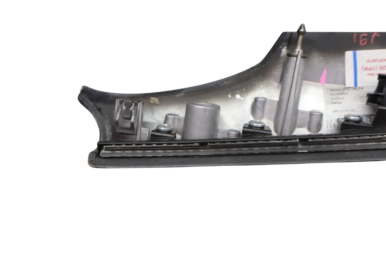 14-19 Maserati Quattroporte Left Side Dash Gloss Cover Trim Panel Black Oem