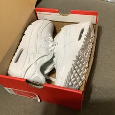 Nike Air Max 90 LTR (GS) White Leather Low To...