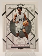 2021  National Treasures Jonathan Kuminga RC /45  Collegiate