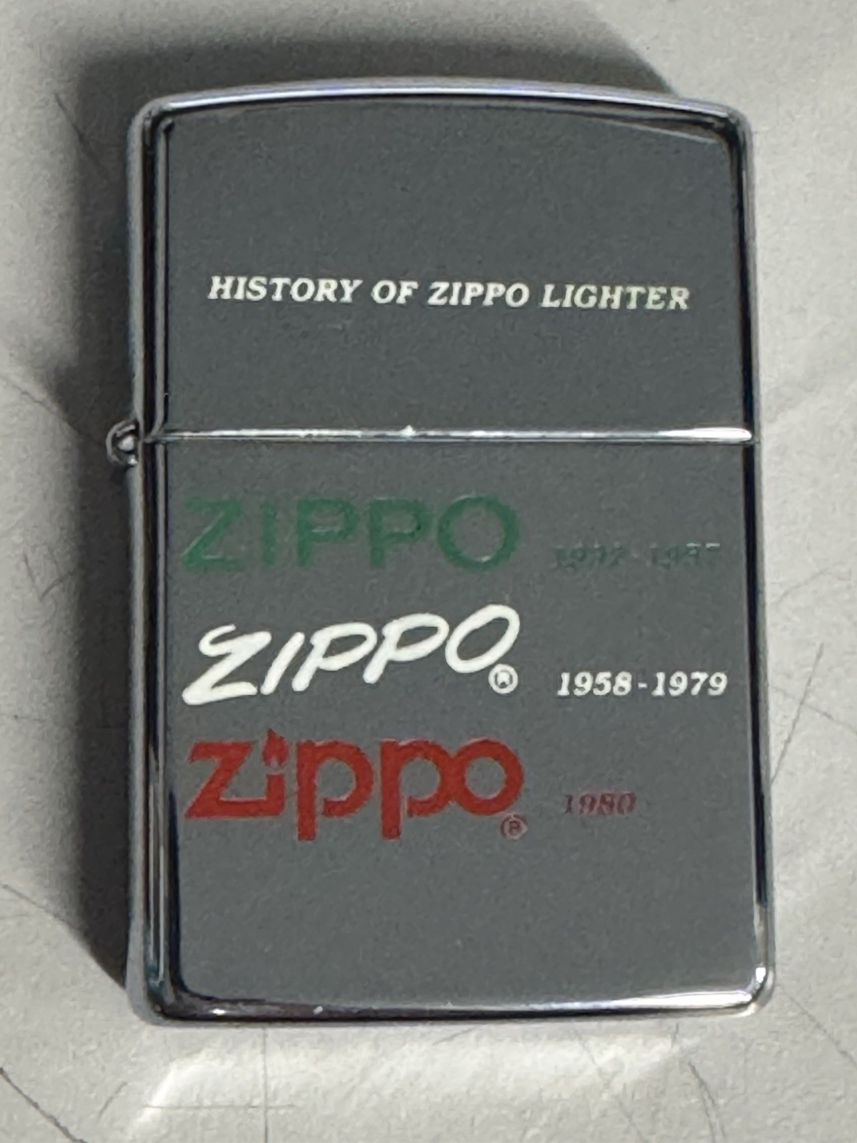 Polished Chrome Lighter Unfired In Box 106d