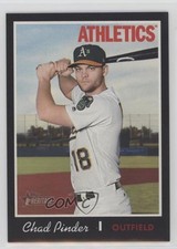 2019 Topps Heritage Black /50 Chad Pinder #259 fm0