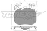 Tomex Brakes Bremsbelagsatz, Scheibenbremse Tx 18-50 FüR Bmw ROLLS-ROYCE