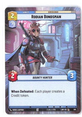 Rodian Bondsman (Hyperspace) 380 NM A Lawless Time