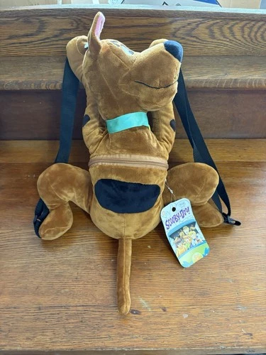 Scooby Doo Stuffed Plush Backpack With Adjustable Straps *New