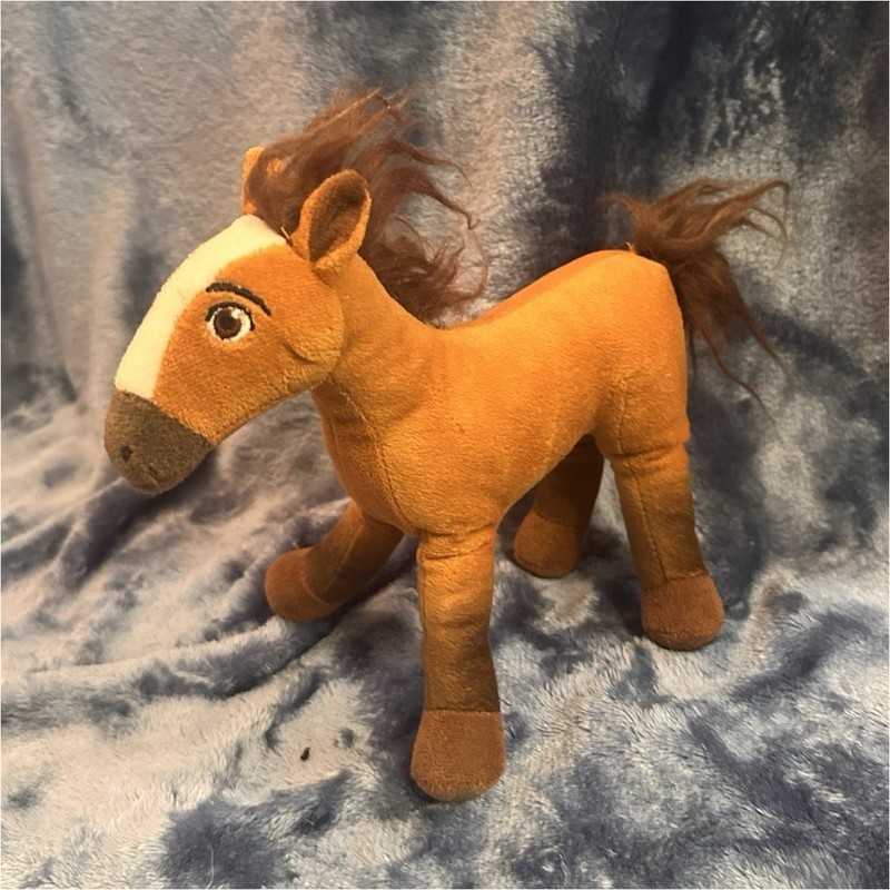 DreamWorks Spirit Horse Plush Stuffed Animal Brown Small (6-14 in)