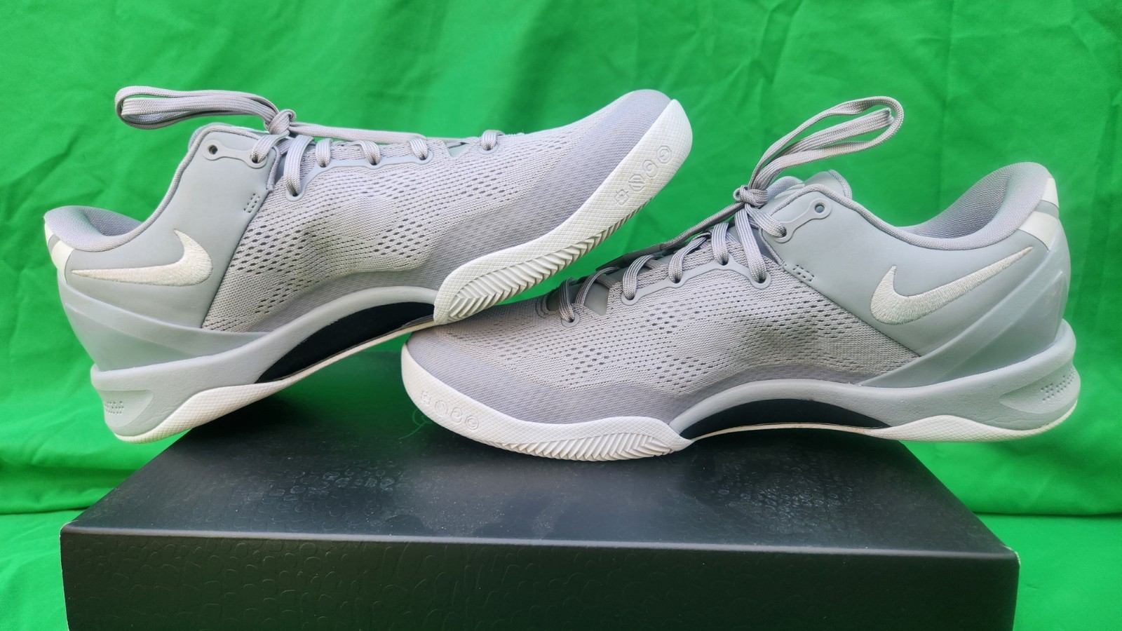 SAOLA Nike Kobe 8 Protro Wolf Grey Taglia 11.5 Scatola inclusa