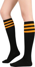 Women's Knee High Athletic Socks Striped Sport