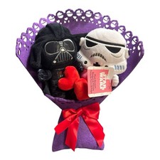 STAR WARS DARTH VADER  STORMTROOPER 13" Plush Bouquet 2025