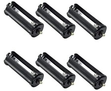 Cylindrical Battery Holder Battery Storage Case for 3 x 1.5V AAA Batteries