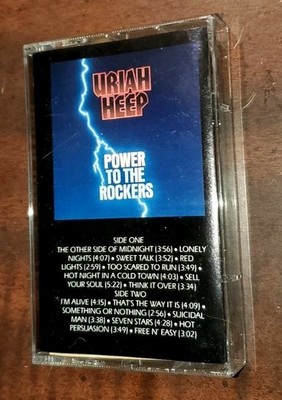 Power To The Rockers - Uriah Heep (Cassette 1987 Garland) 
