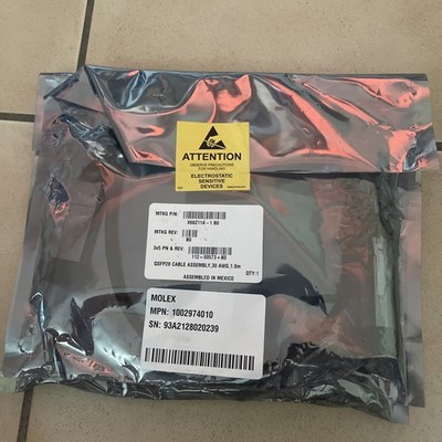 Molex QSFP28 Cable Assembly 30 AWG 1.0m Neu