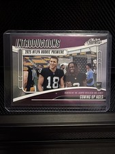 2025 Panini Absolute Introductions Bech / Ashton Jeanty Coming Up Aces #I-AJY