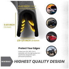 Heavy-Duty Black Edge Protector - 10ft