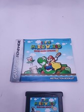 Super Mario World Super Mario Advance 2 (Game Boy Advance, 2002) Manual And Cart