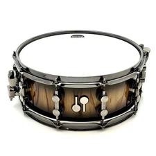 Sonor SQ2 Medium Maple Snare Drum 14x5.5 Black Burst African Marble w/Black Hw