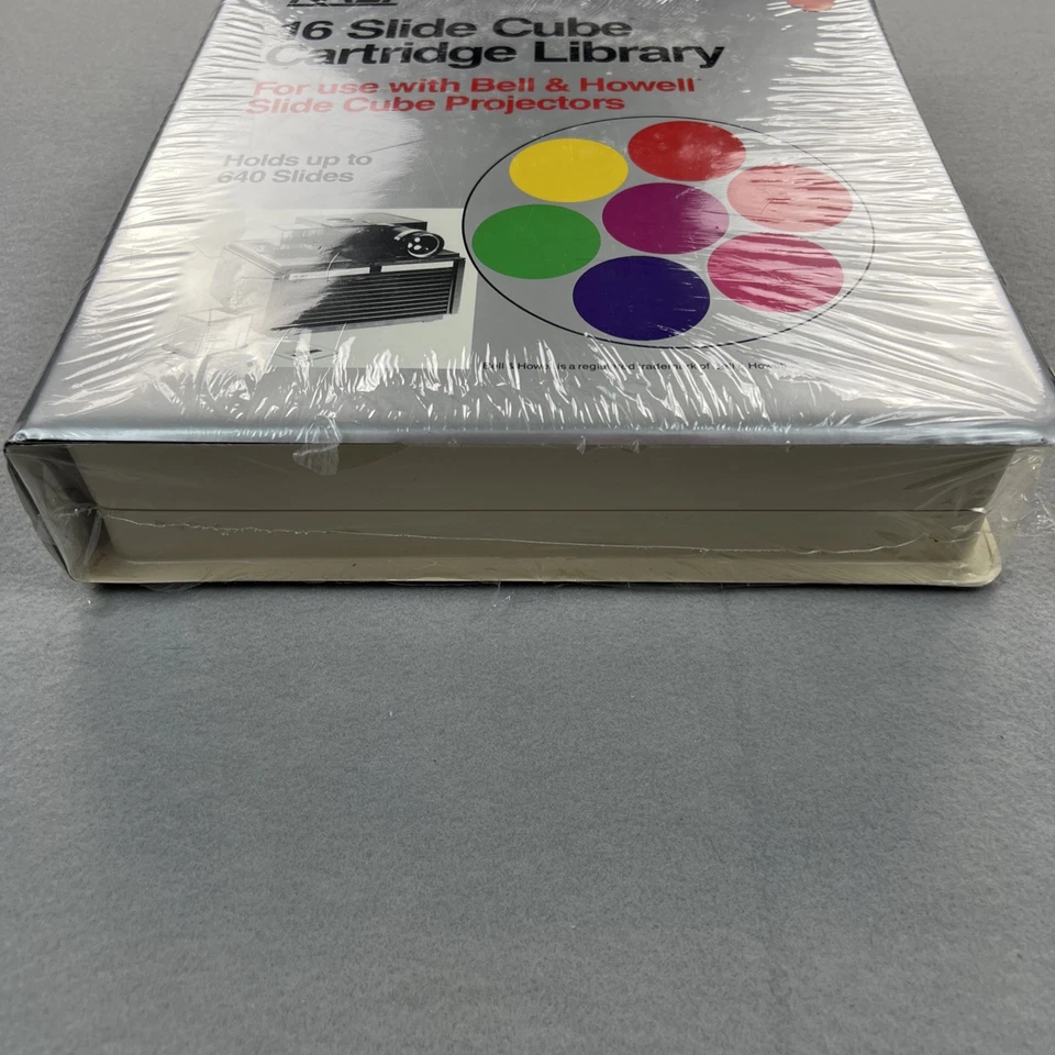 KALT 16 Slide Cube Cartridge Library For Bell & Howell Projectors For 640 Slides - Image 3 of 4