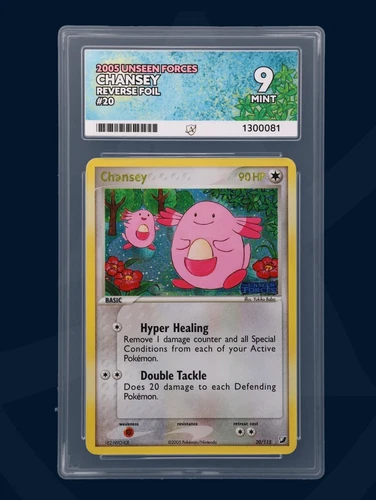 Chansey 20/115 EX Unseen Forces Reverse Holo -- ACE 9